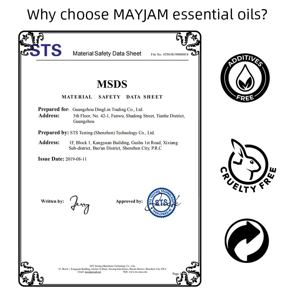 MAYJAM with Dropper 10ml Essential Oil For Humidifier Diffusers Lavender Eucalyptus Vanilla Sandalwood Camphor Aromatic Oil Gift - Image 6
