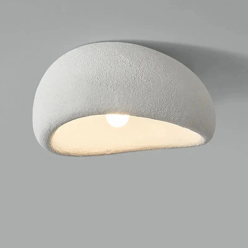 Nordic Wabi Sabi Led Ceiling Lamps Minimalist Ceiling Light for Living Room Modern Bedroom Home Decor ceiling chandelier Fixture - Image 3