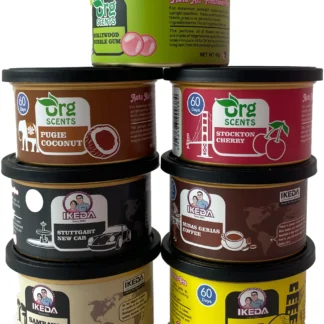 Car Air Fresheners: Lemon Scent | Organic Cans | Odor Eliminator Essential | Long-Lasting | Strong Fragrance | For Home Closet