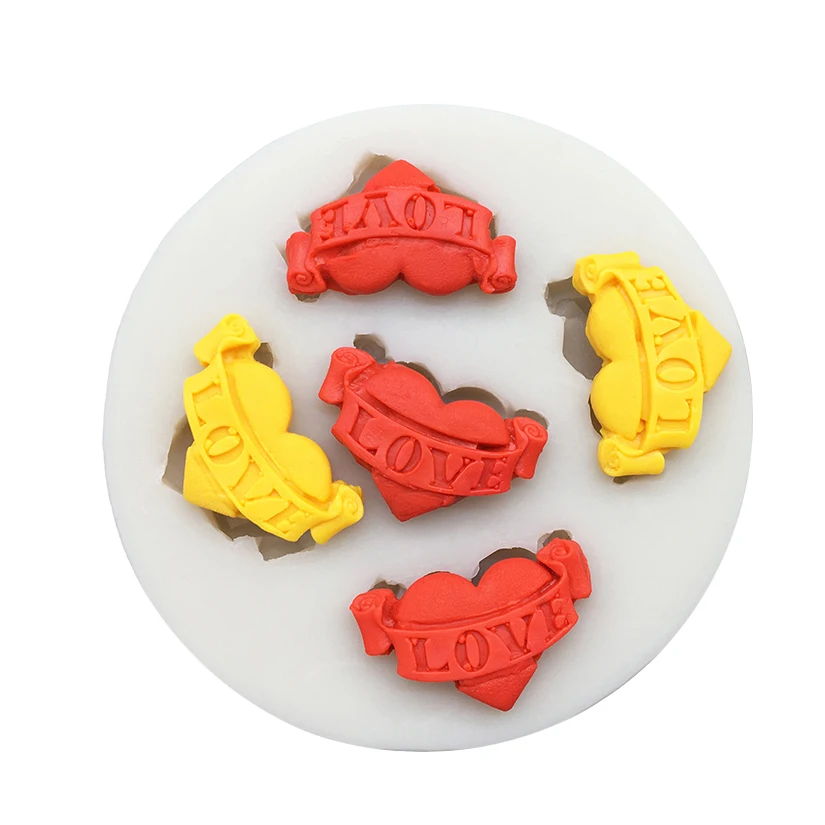 Lip Heart LOVE Shapes Silicone Mold Sugarcraft Cookie Cupcake Chocolate Baking Mold Fondant Cake Decorating Tools - Image 4
