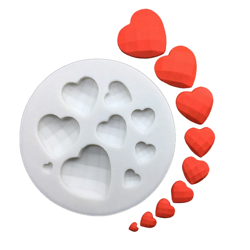 Lip Heart LOVE Shapes Silicone Mold Sugarcraft Cookie Cupcake Chocolate Baking Mold Fondant Cake Decorating Tools - Image 5
