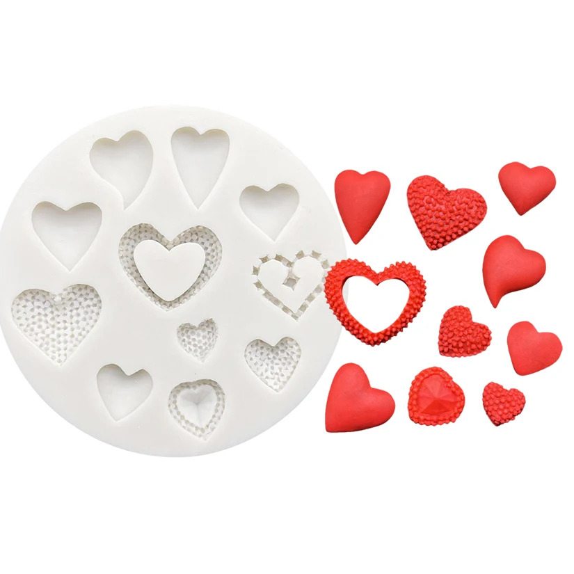 Lip Heart LOVE Shapes Silicone Mold Sugarcraft Cookie Cupcake Chocolate Baking Mold Fondant Cake Decorating Tools - Image 6