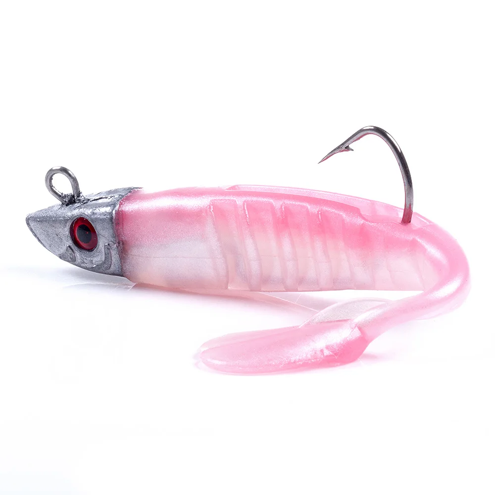 HENGJIA Jigging Head Soft Silicone Bait Wobblers 9cm15g 11cm 25g Sea Fishing Soft Lures Swimbait Peche For Bass Pike Leurre - Image 4