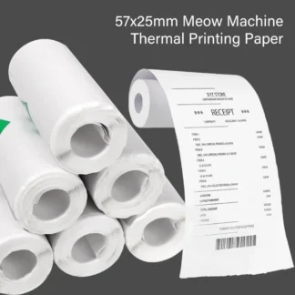20PCS Mini Printer Paper Thermal Sticker Paper Self-adhesive Printer Paper Photo Printer Labels For Photos Notes 5.7 X 2.5cm