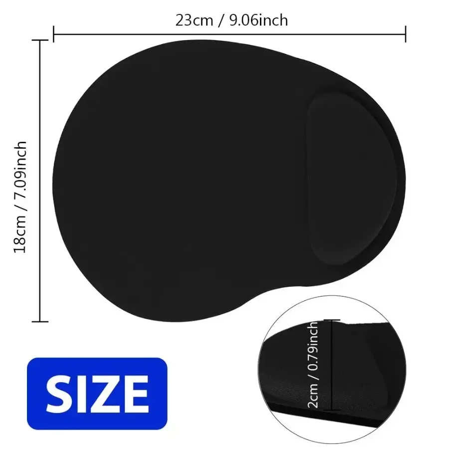 Ergonomic mouse pad with wrist rest, comfortable wrist support, non-slip mouse pad, wrist cushion, soft and comfortable - Image 5