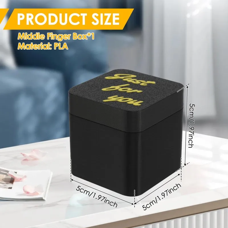 Out of the box pop-up Middle Finger Gift Box Creative Desk Home Decor Gifts Middle Finger Novelty Christmas Funny Prank Gift - Image 6