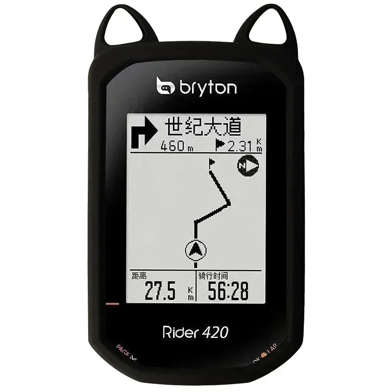 Bike Computer Silicone Case & Screen Protector Cover For Bryton Rider 420 R420 R320 GPS Quality Ca-ears Model - Image 2